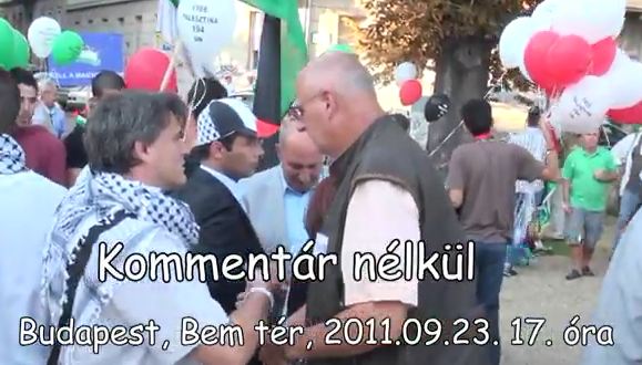 Palesztináért Budapesten 2011. szeptember 23.