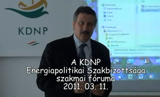 Tudósítás a KDNP Energiapolitikai Szakizottságának rendezvényéről